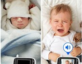 Niania elektroniczna IP HelloBaby HB32 3,2 LCD 3 kamery – zdjęcie 3
