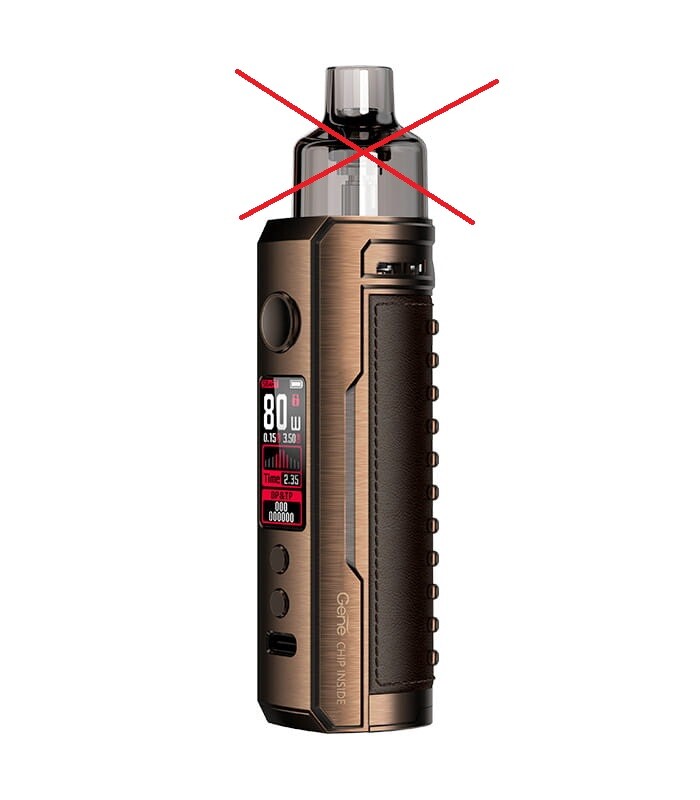 VooPoo Drag X Pod 80W 4.5ml 2500mAh bez atomizera Bronze Knight