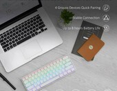 Klawiatura gamingowa Obins Anne Pro 2 Blue Biała – zdjęcie 3