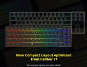 Klawiatura gamingowa DREVO Calibur V2 TE RGB 60% Red – zdjęcie 2