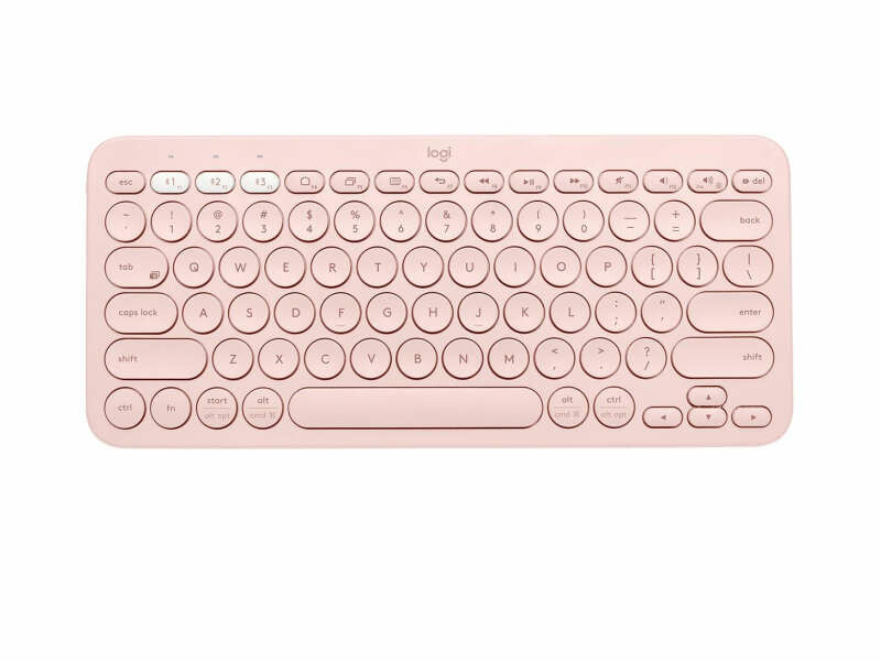 Klawiatura membranowa Logitech K380 Bluetooth for Mac Pink różowa