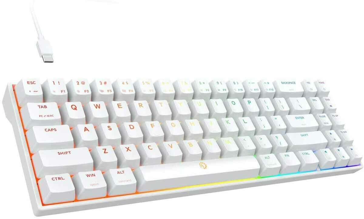 Klawiatura mechaniczna DREVO Calibur V2 TE RGB 60% Brown