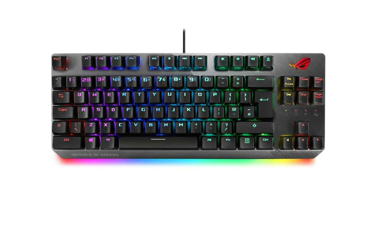 Klawiatura mechaniczna Asus ROG Strix Scope TKL DELUXE RGB MX Red