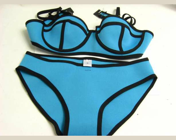 Bikini neonowe strój kąpielowy neon M 38 L 40