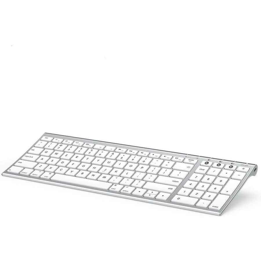 Klawiatura Bluetooth Jelly Comb 2.4GHz Ultra Slim Windows biały