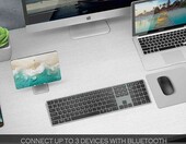 Klawiatura bezprzewodowa JOYACCESS JA-BK07 2.4G MacOS PC TV QWERTY – zdjęcie 2
