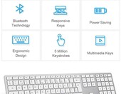 Klawiatura Omoton KB515 Bluetooth Apple MacBook iMac QWERTY – zdjęcie 2