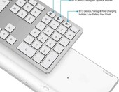 Klawiatura Omoton KB515 Bluetooth Apple MacBook iMac QWERTY – zdjęcie 4