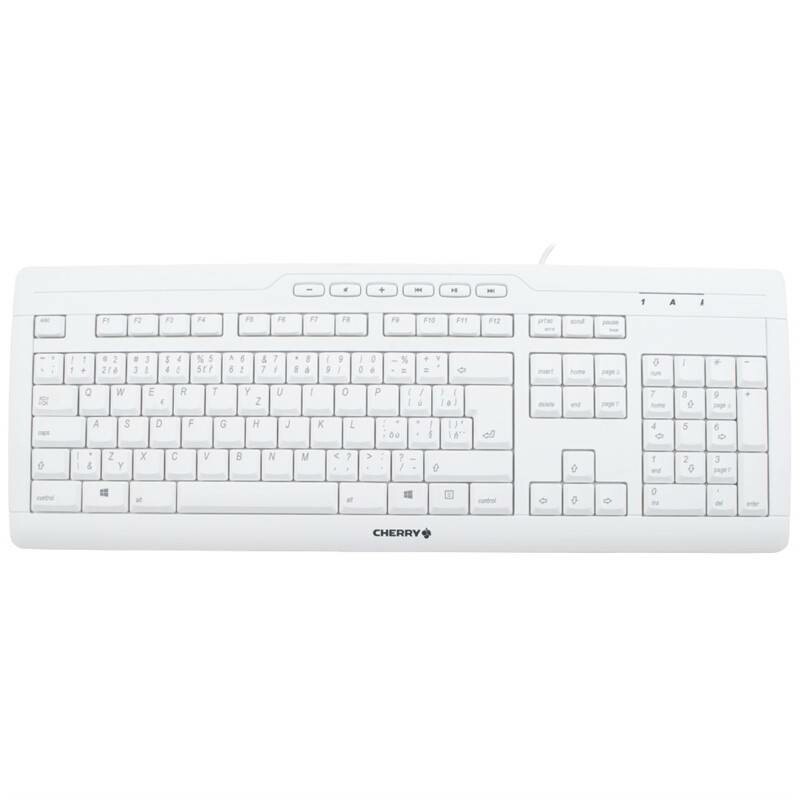 Klawiatura wodoszczelna CHERRY Stream 3.0 QWERTY biała