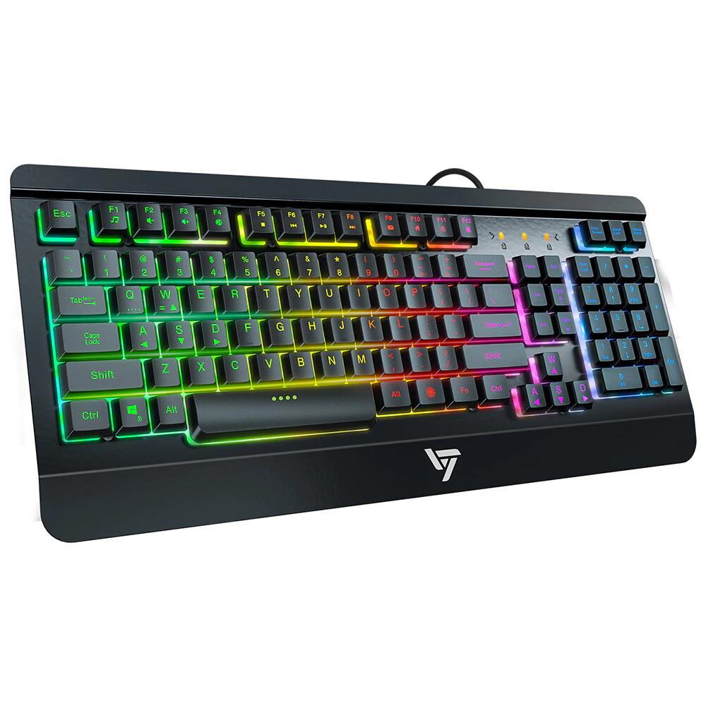 Klawiatura przewodowa gamingowa VicTsing PC149A RGB QWERTY