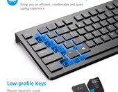Klawiatura przewodowa biurowa VicTsing PC206A QWERTY – zdjęcie 2