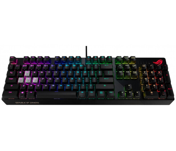 Klawiatura mechaniczna ASUS ROG Strix Scope MX Blue RGB QWERTY