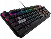 Klawiatura mechaniczna ASUS ROG Strix Scope MX Blue RGB QWERTY – zdjęcie 2