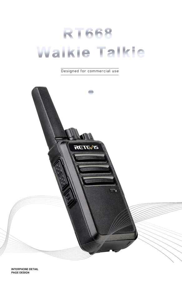 Krótkofalówka walkie talkie Retevis RT668
