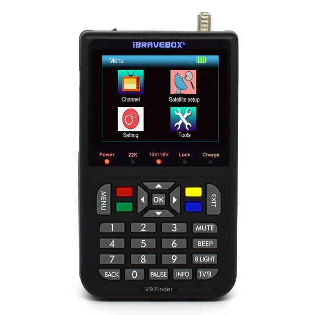 Miernik sygnału DVB-S S2 IBRAVEBOX V9 Finder Black