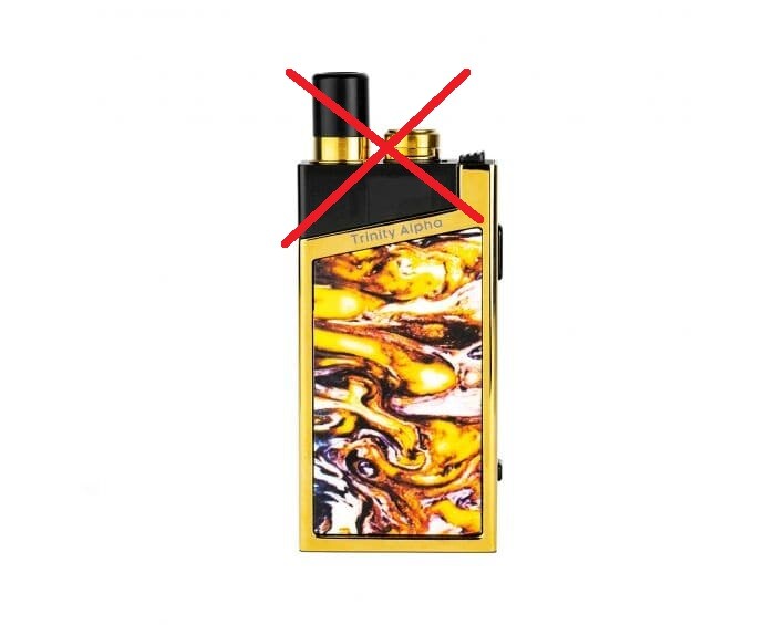 POD MOD Smok Trinity Alpha TPD 1000mAh Prism Gold bez atomizera
