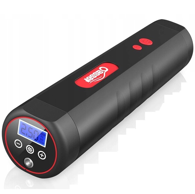 Elektryczna bezprzewodowa sprężarka pompka LCD 10,3bar 12V