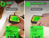 Wilgotnościomierz miernik wilgoci z wyświetlaczem Tavool LCD – zdjęcie 3