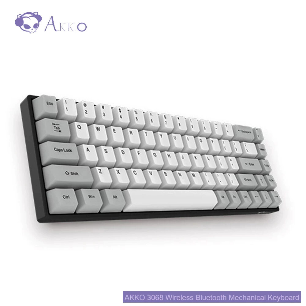 Klawiatura dla graczy AKKO 3068 Grey BT Cherry Brown