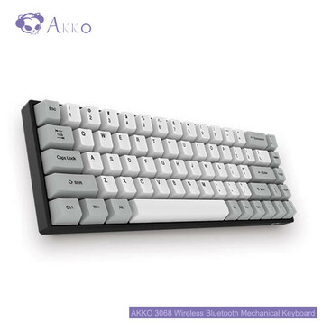 AKKO 3068 Grey BT Cherry – klawiatura dla graczy (używany)