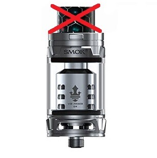 Atomizer SMOK TFV12 Prince Tank Silver bez szkiełka