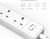 Mocna listwa zasilająca antyprzepięciowa 13A 4 USB DODOCOOL DC21UK – zdjęcie 9