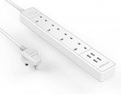 Mocna listwa zasilająca antyprzepięciowa 13A 4 USB DODOCOOL DC21UK – zdjęcie 2