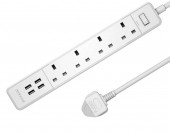 Mocna listwa zasilająca antyprzepięciowa 13A 4 USB DODOCOOL DC21UK – zdjęcie 4