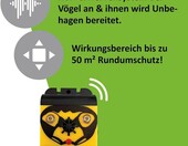 Ultrasoniczny odstraszacz ptaków Isotronic 92100 – zdjęcie 3