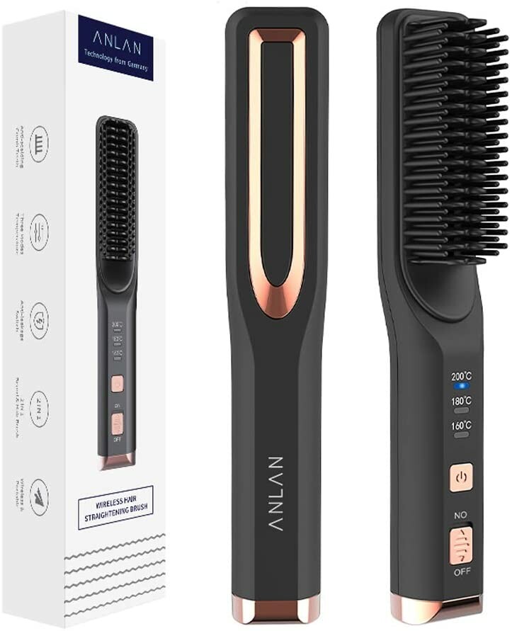 Prostownica do włosów ANLAN ZFS05-1V Cordless Comb
