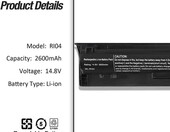 Bateria 2600 mAh RI04 RI06XL HP ProBook 450 455 470 G3 – zdjęcie 2