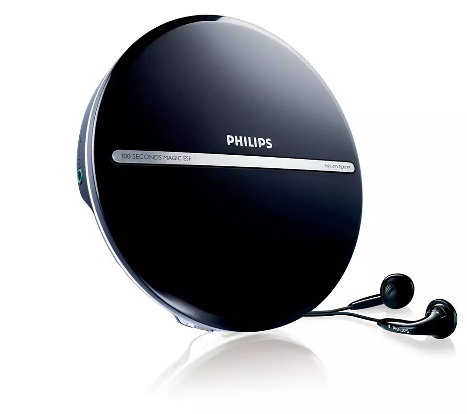 Przenośny odtwarzacz MP3-CD Philips CD EXP2546/12 100 sekund ESP