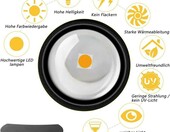 Kinkiet zewnętrzny 6W LED ciepły biały lampa ścienna 3000K IP65 – zdjęcie 2