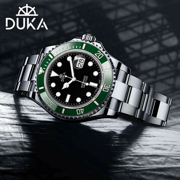Zegarek mechaniczny DUKA 108 Dial NH35 Seiko zielony