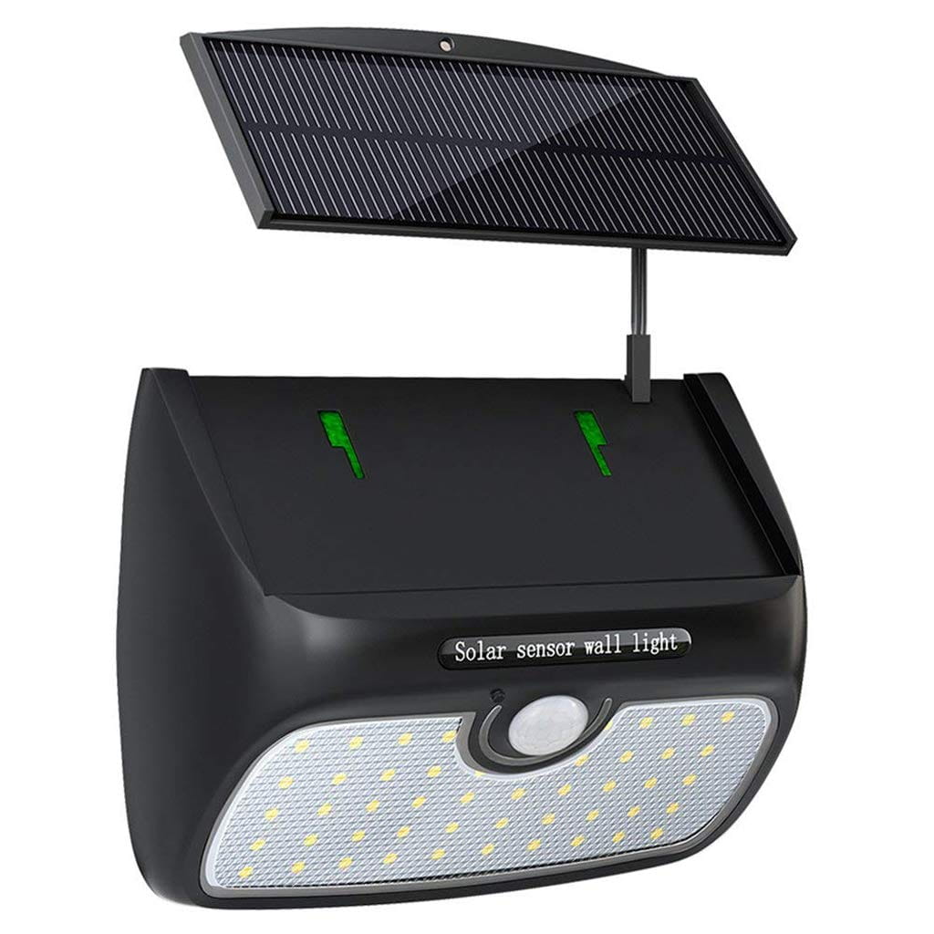 Lampa solarna z czujnikiem ruchu 48 LED oddzielny panel słoneczny