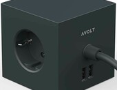 Gniazdko Avolt Square 1 Cube 3 gniazdami i 2 portami USB Stockholm – zdjęcie 1