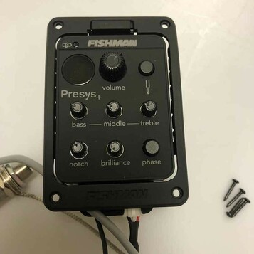 System przetworników tuner do gitary akustycznej Fishman Presys+