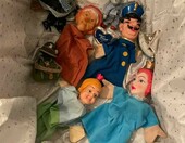 Lalki teatralne kukiełki zabawki zestaw 4 – zdjęcie 1