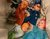 Lalki teatralne kukiełki zabawki zestaw 4 – zdjęcie 2
