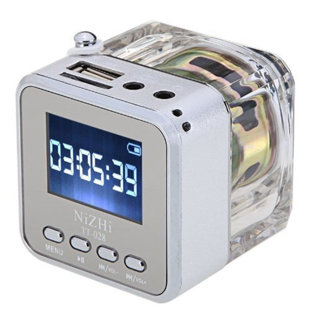 Mini przenośny odtwarzacz muzyki Radio FM TT-028 USB SD