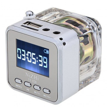 Mini przenośny odtwarzacz muzyki Radio FM TT-028 USB SD