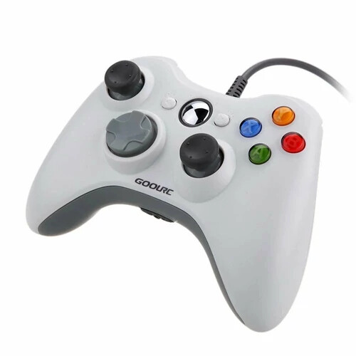 GamePad PAD do PC Xbox 360 dual shock USB GoolRC biały