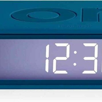 Lexon FLIP + LCD budzik GUBBER Kaczka niebieski