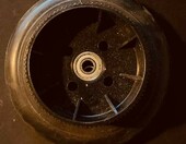 Tylne koło do hulajnogi elektrycznej 140mm czarne – zdjęcie 2