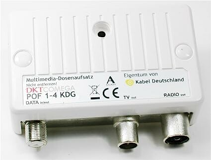 DKT Comega POF 1–4 KDG przystawka antenowa multimedialna