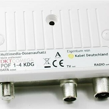 DKT Comega POF 1–4 KDG przystawka antenowa multimedialna