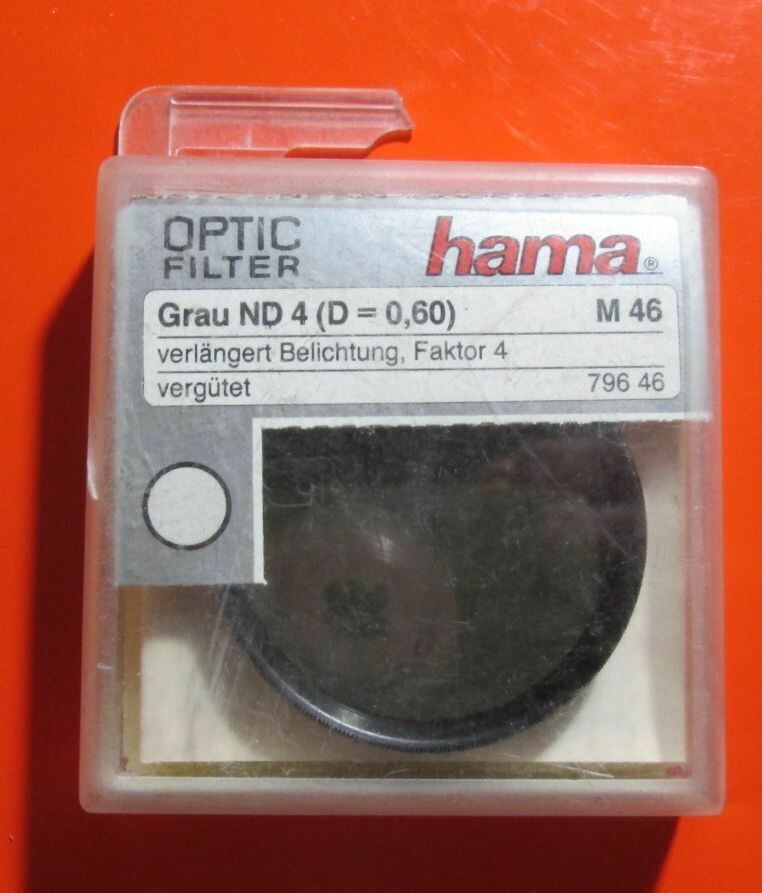 Filtr optyczny Grau ND2 D=0,30 M 46 Faktor 4 Hama