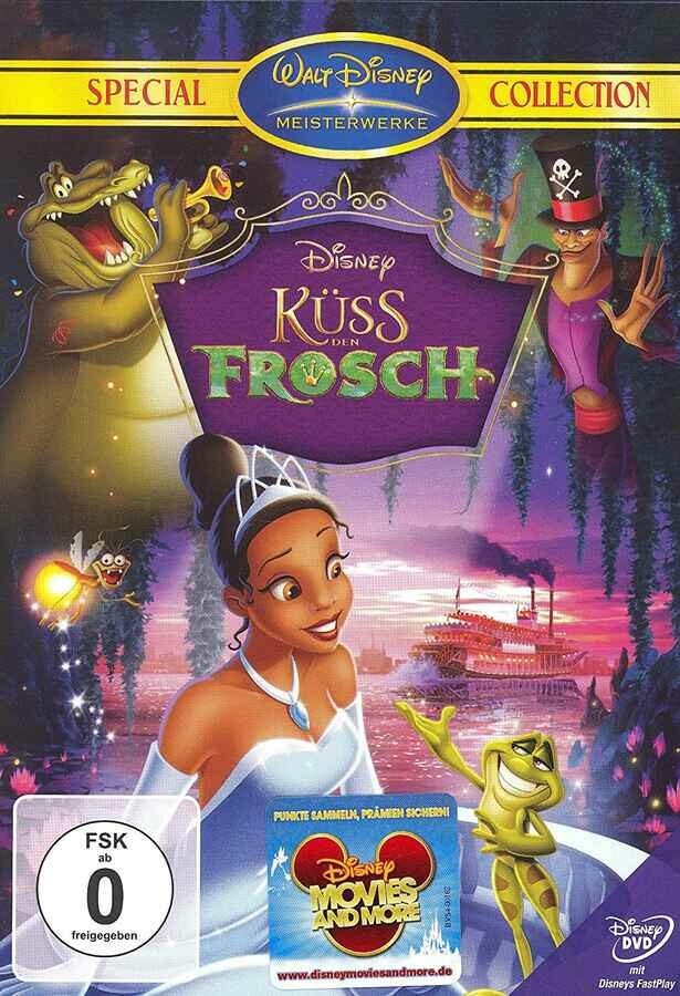 Płyta DVD film Księżniczka i żaba Küss den Frosch 2002 DE