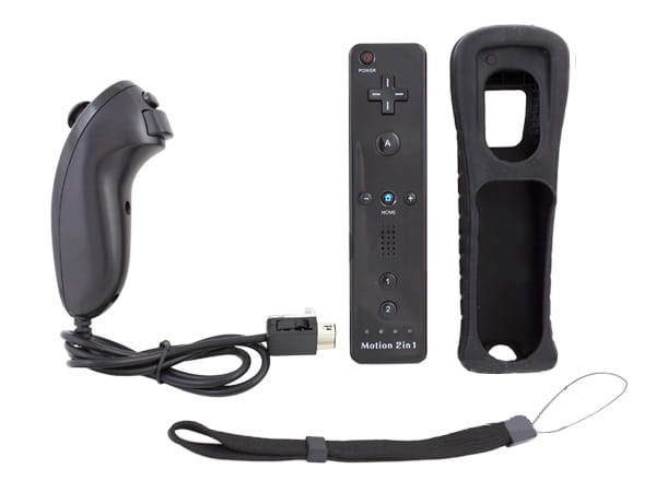 Kontroler do Nintendo WII MOTION 2in1 czarny