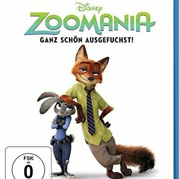 Płyta kompakotwa Zoomania Ganz schön ausgefuchst! Diseny BLU RAY